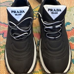 Black Prada sneakers